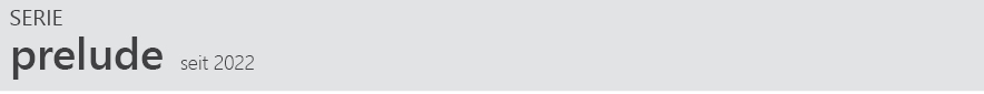 Bernhard Paul Serie prelude